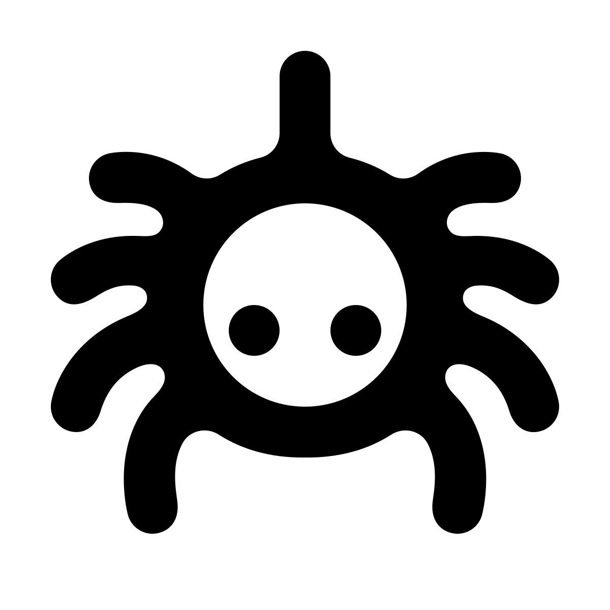 softteal line style araña icon