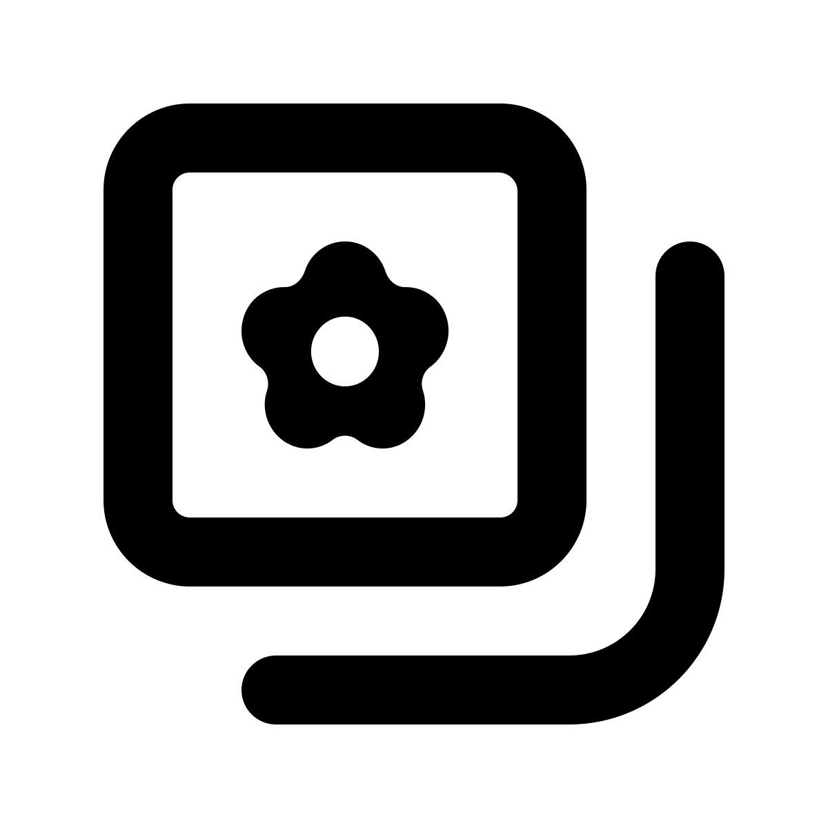 softteal line style 写真のスタック icon