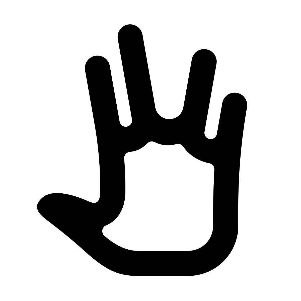 softteal line style spock icon