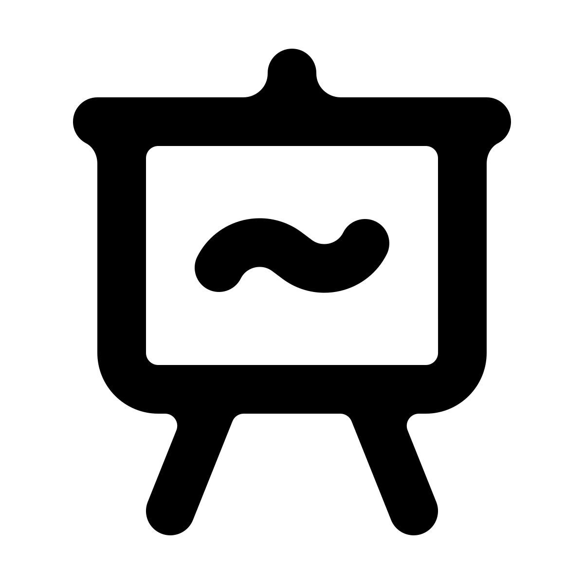 softteal line style statistics icon