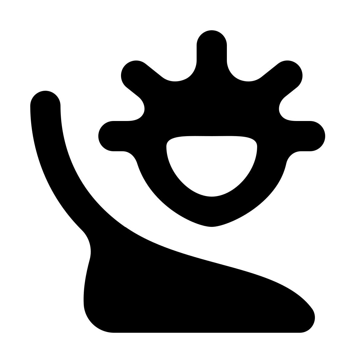 softteal line style статуя свободы icon