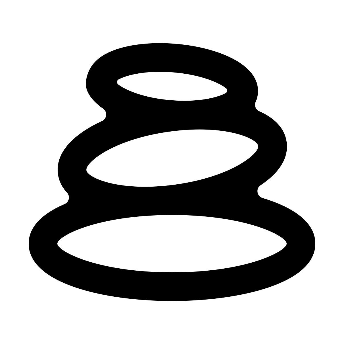 softteal line style 石 icon