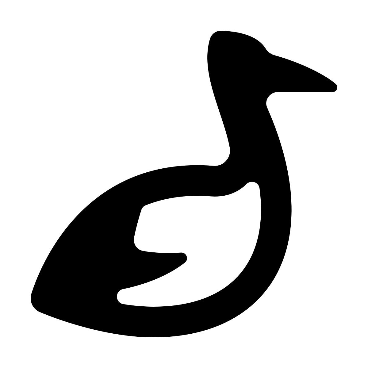 softteal line style stork icon
