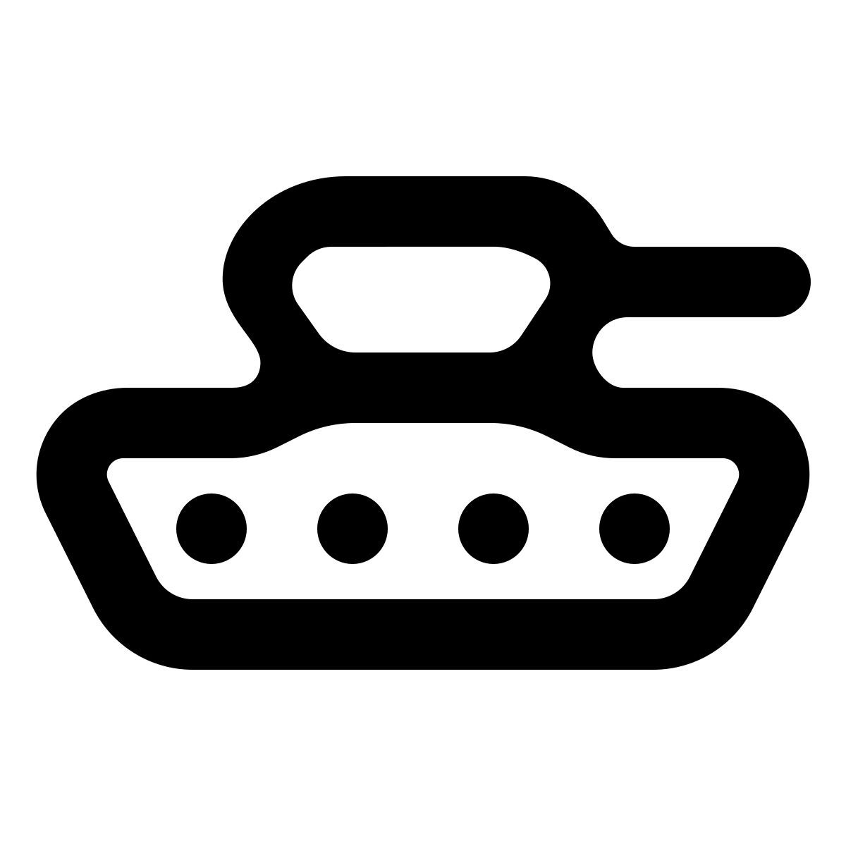 softteal line style tanque icon