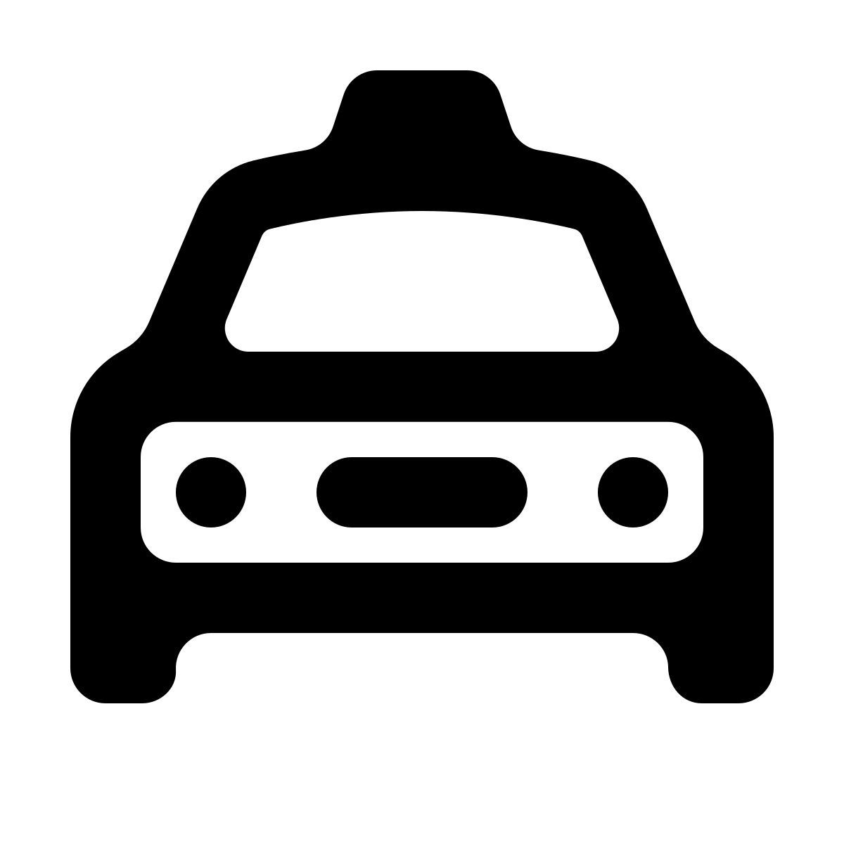 softteal line style táxi icon