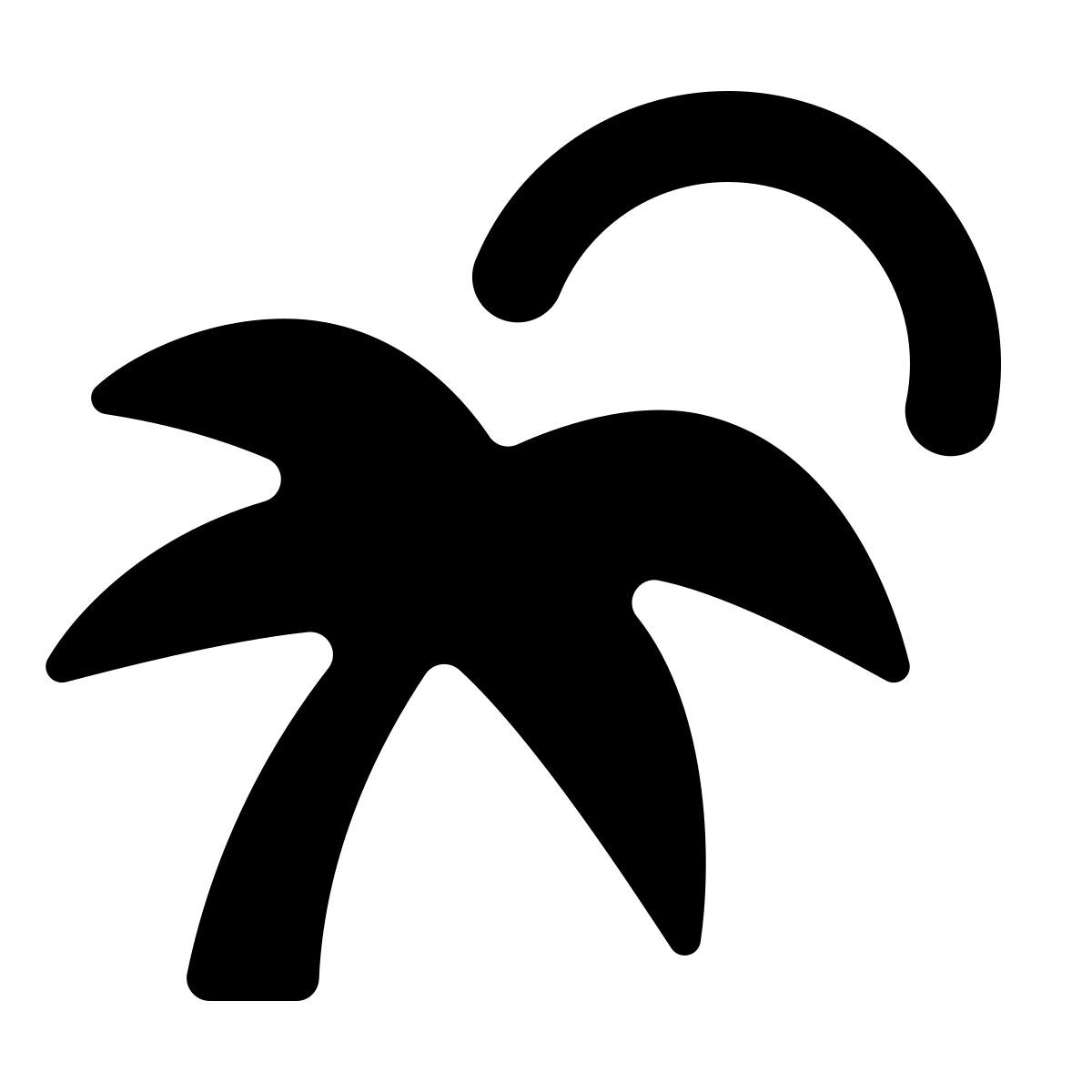 softteal line style tropiques icon