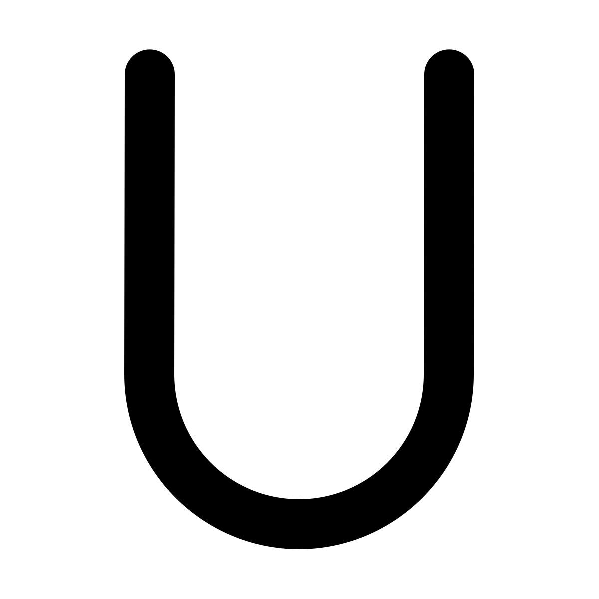 softteal line style u icon