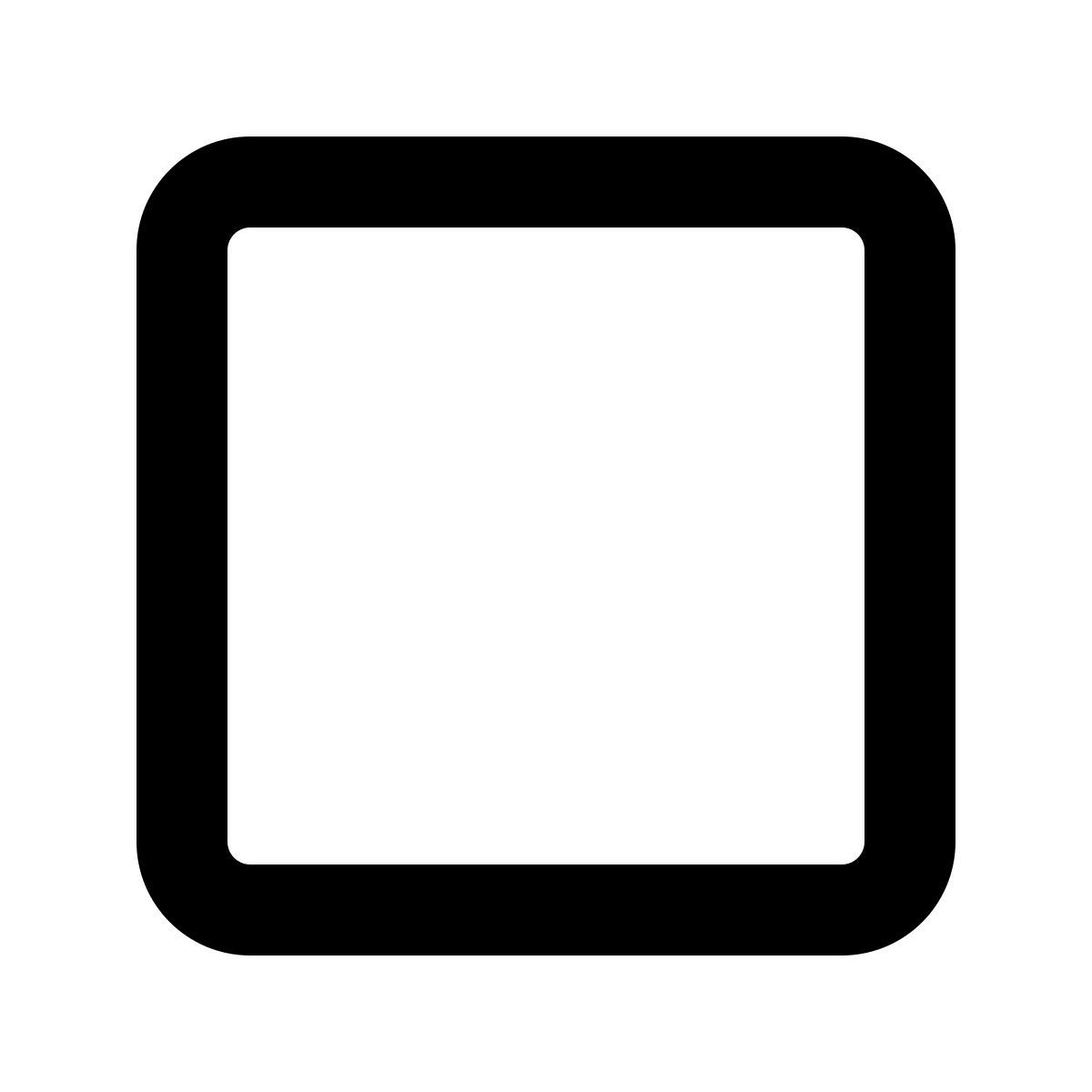 softteal line style caixa de seleção desmarcada icon