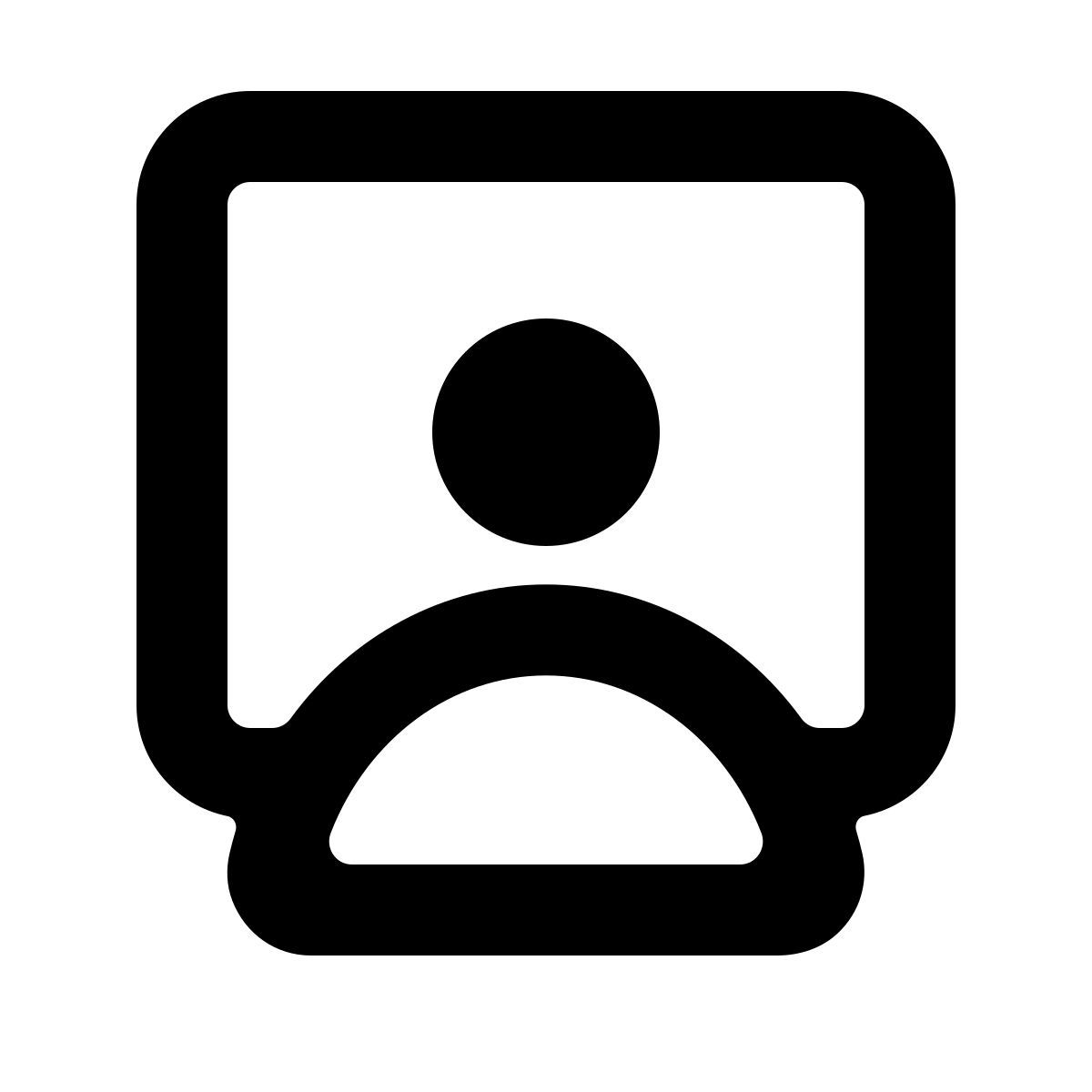 softteal line style コンピュータの前で icon