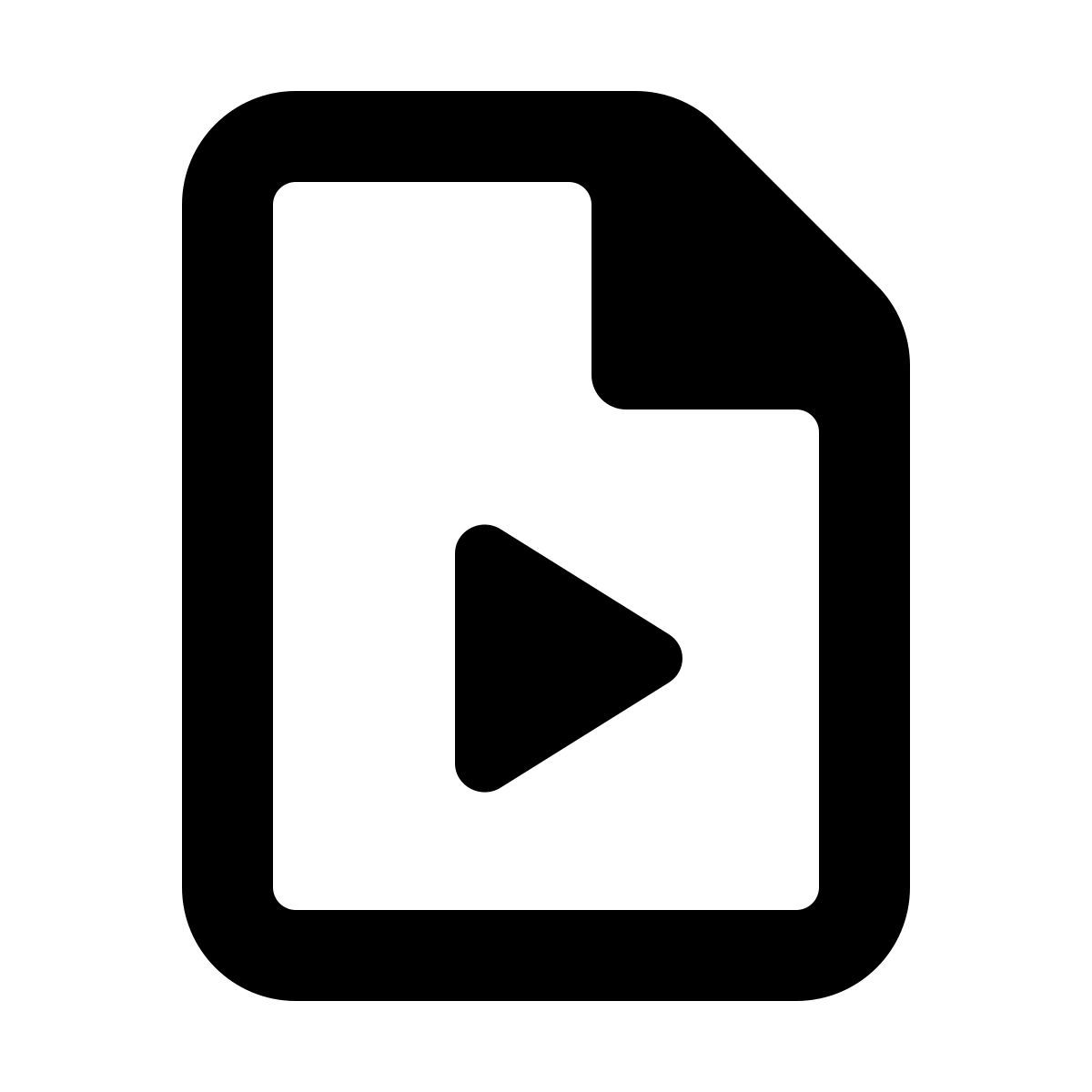 softteal line style fichier vidéo icon