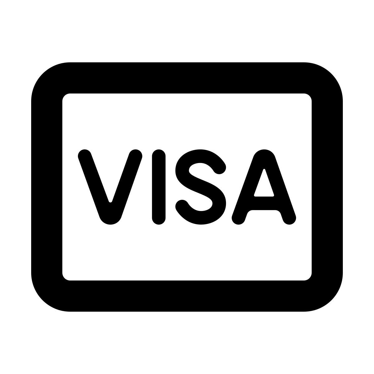 softteal line style visa icon
