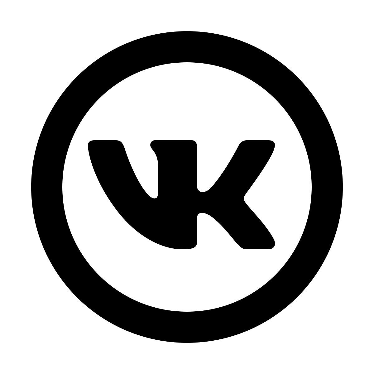 softteal line style vk в круге icon