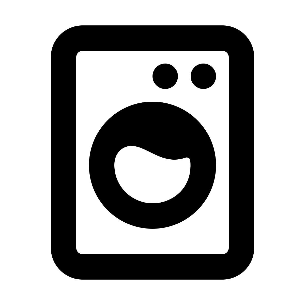 softteal line style 洗衣机 icon