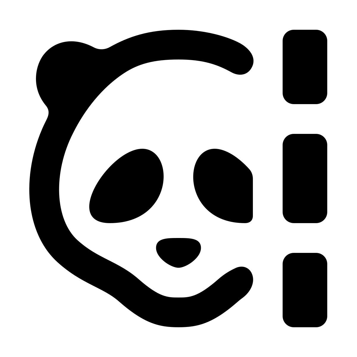 softteal line style animais selvagens icon