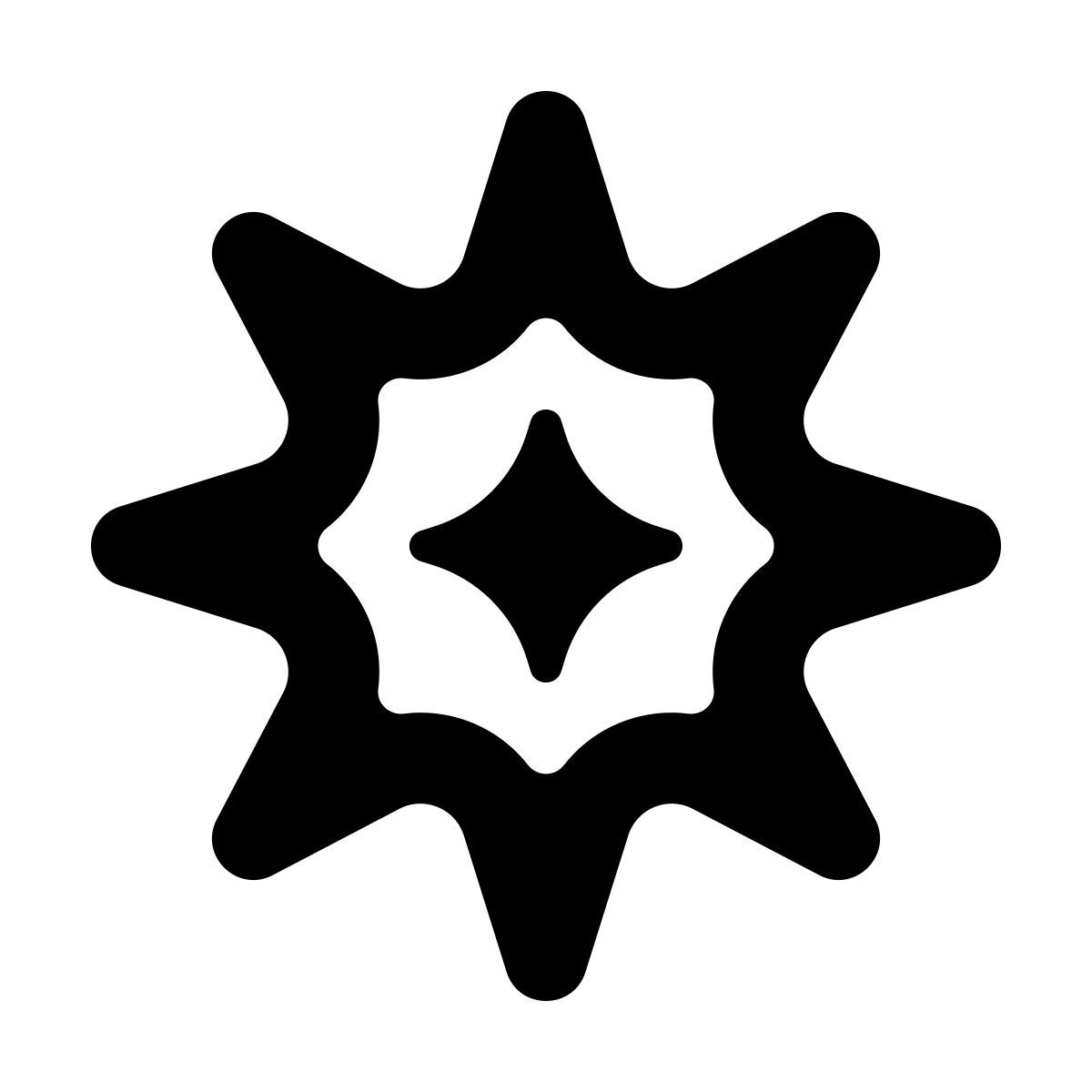 softteal line style wind rose icon