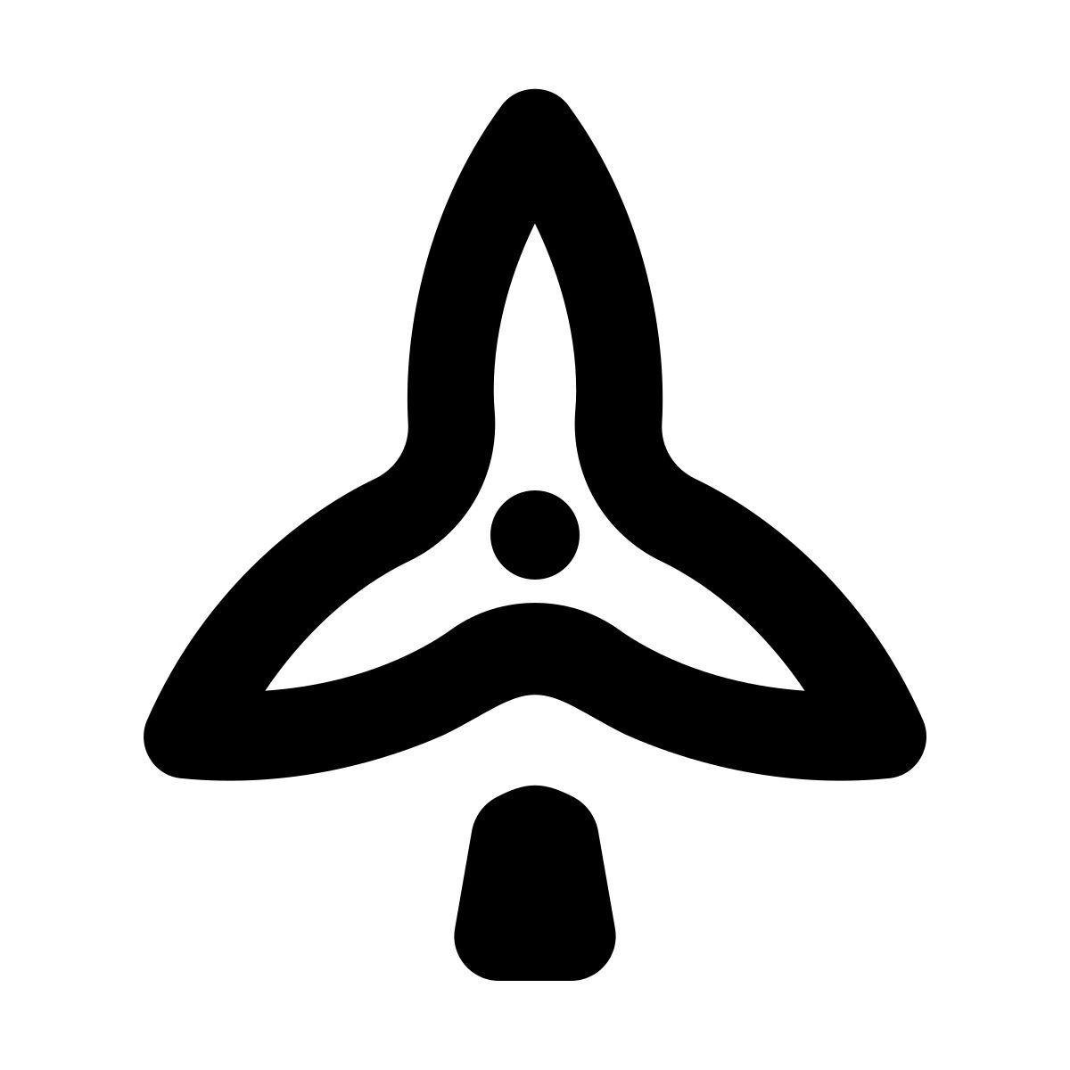 softteal line style turbina eólica icon