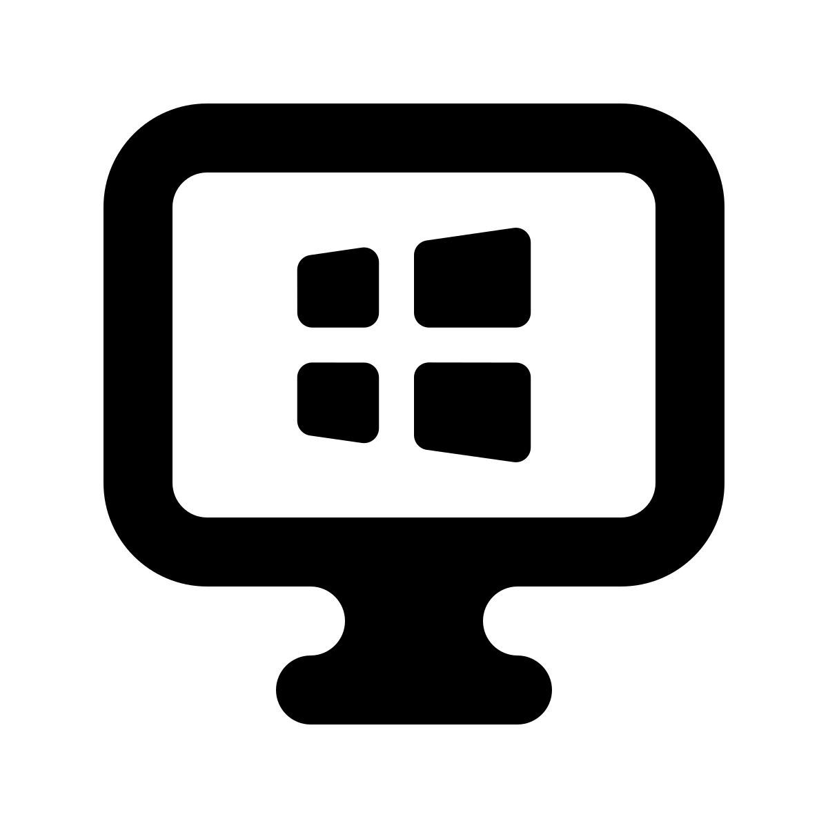 softteal line style windowsクライアント icon