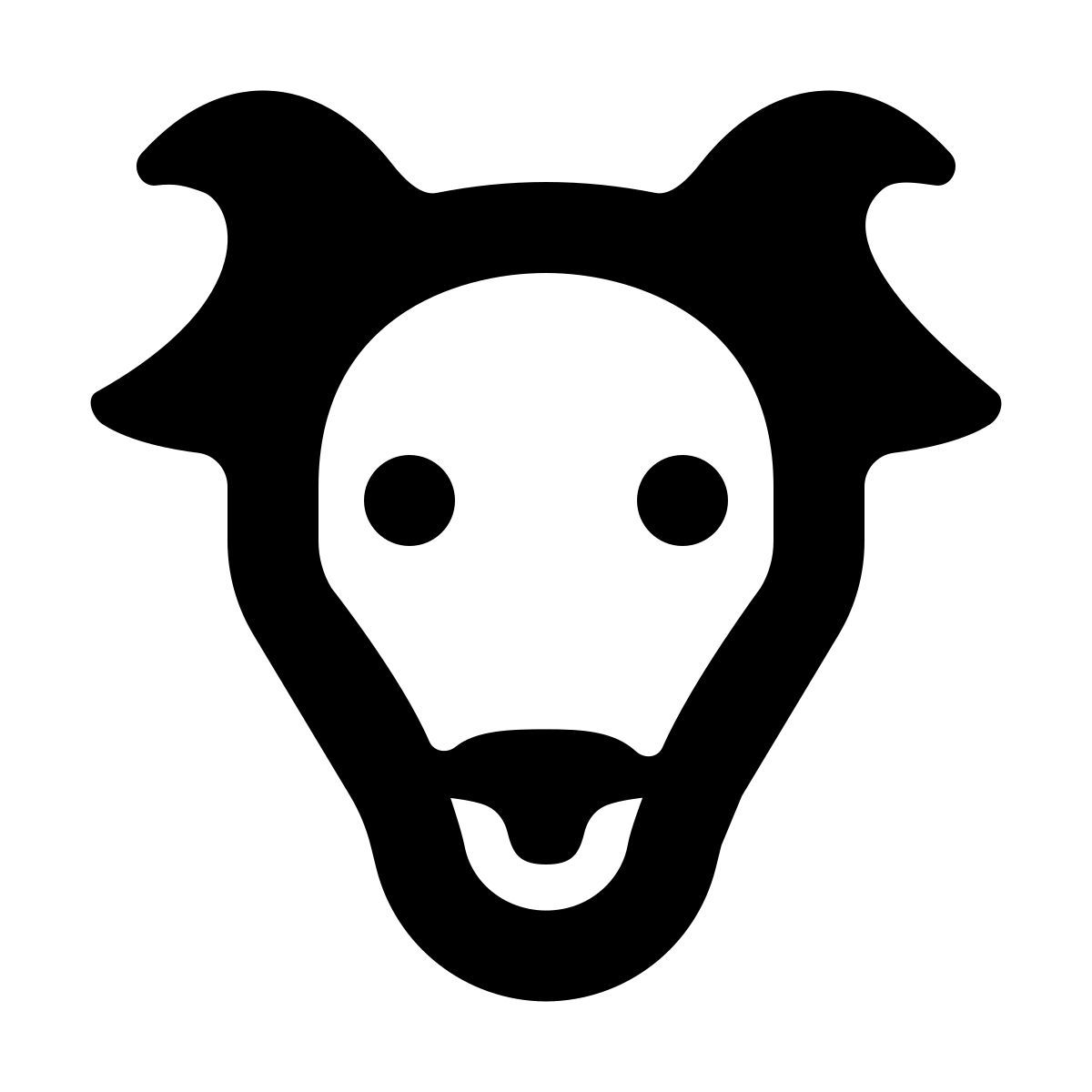 softteal line style jahr der ziege icon
