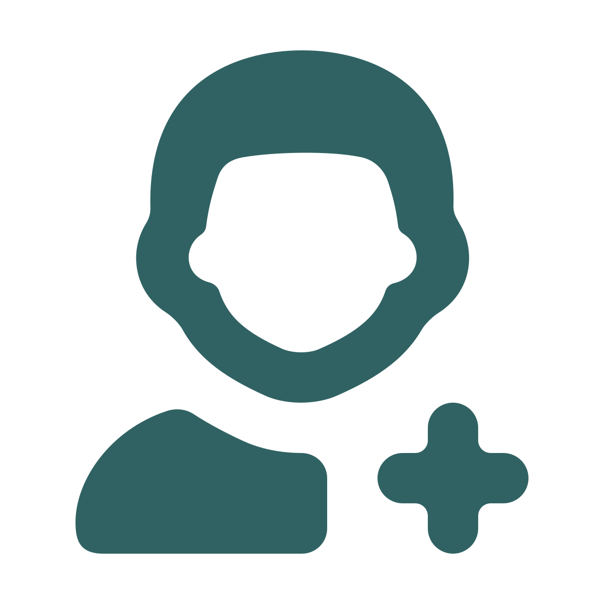 softteal style add user male icon