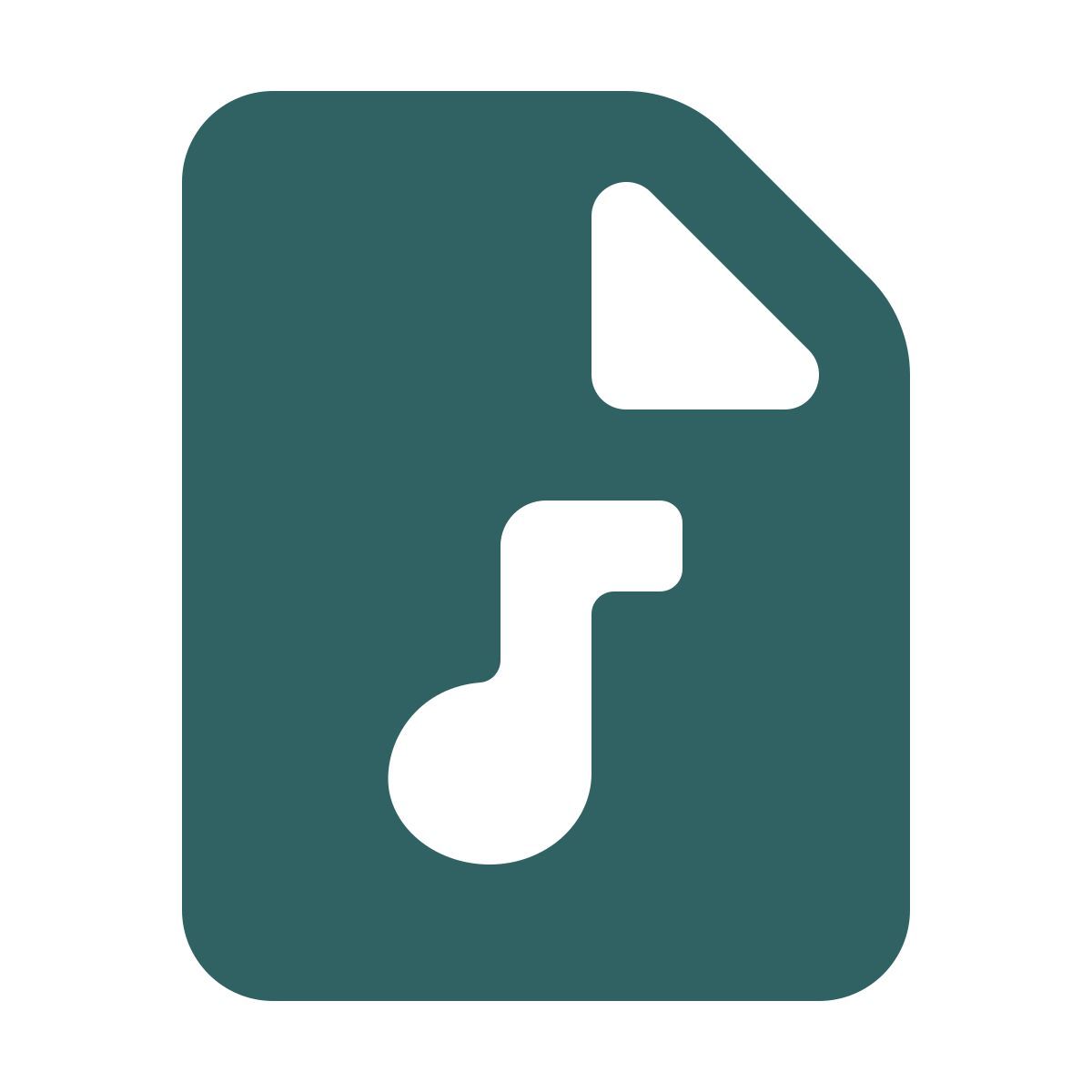 softteal style archivo de audio icon