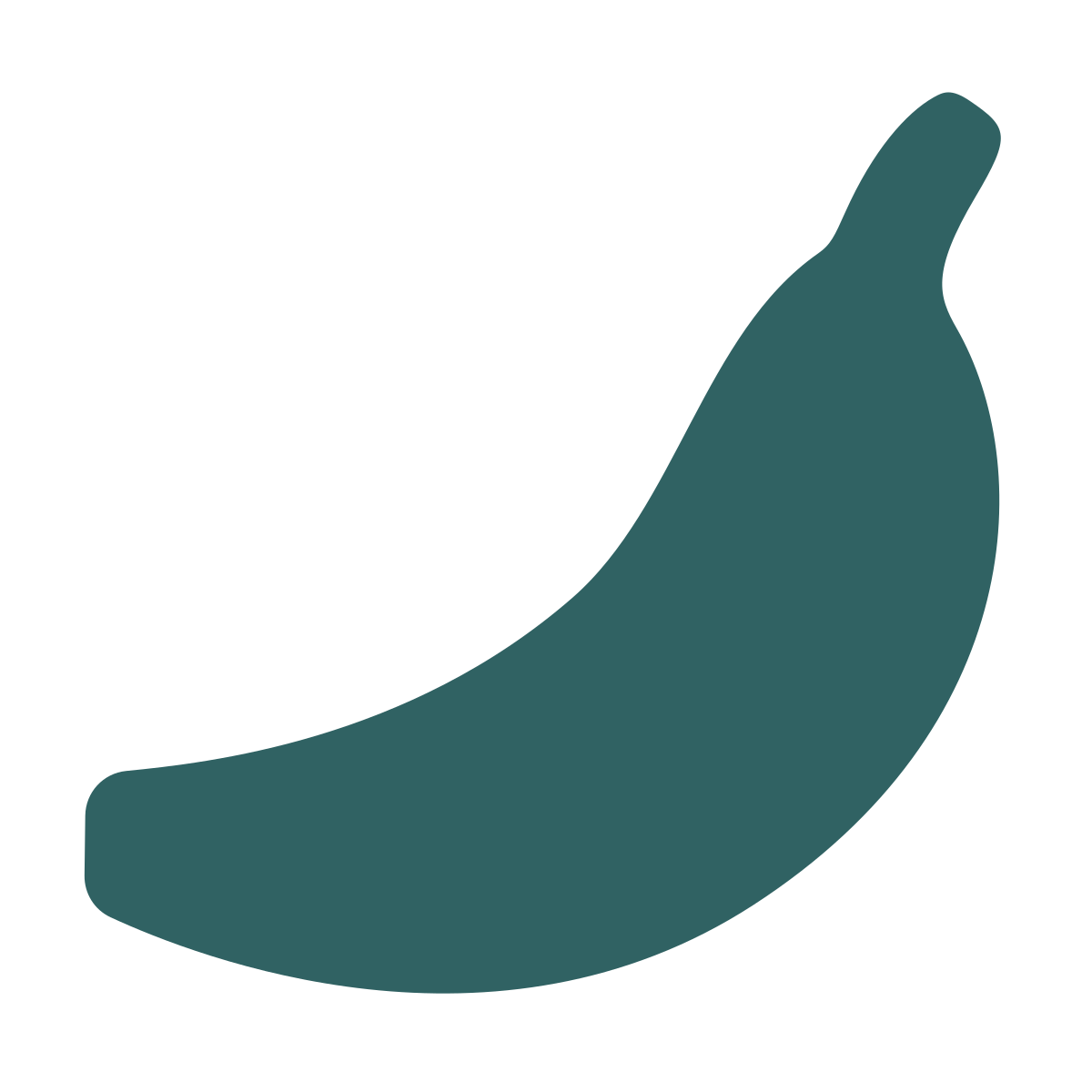 softteal style banana icon