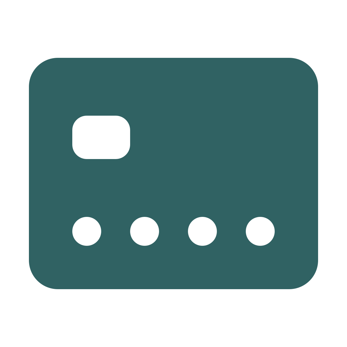 softteal style bank card front side icon