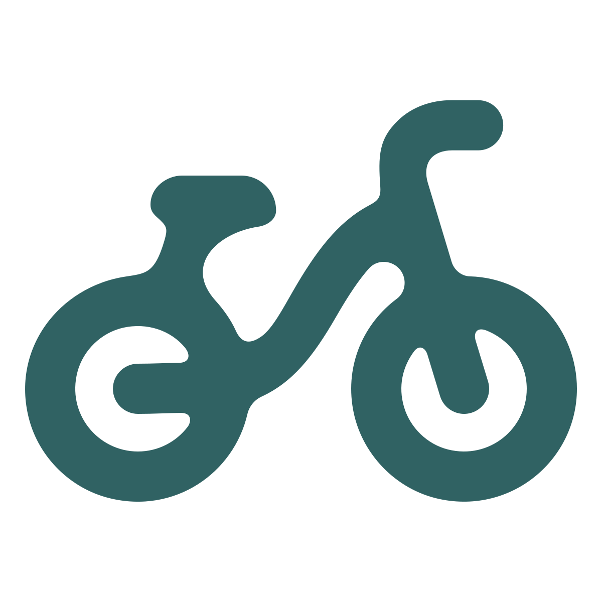 softteal style bicycle icon