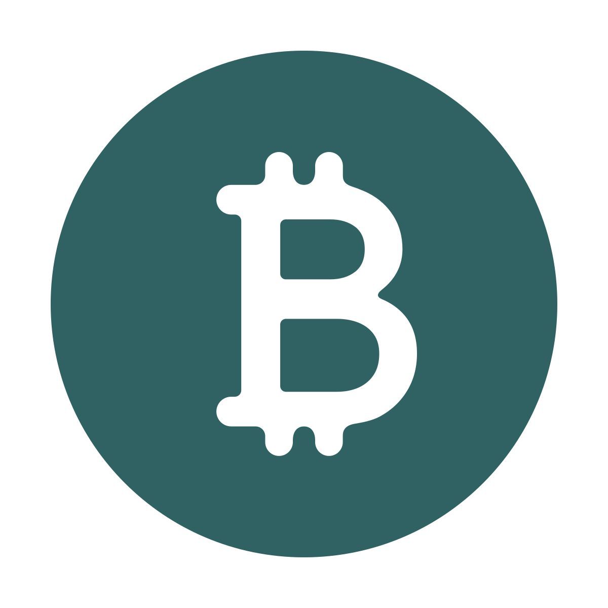 softteal style bitcoin icon