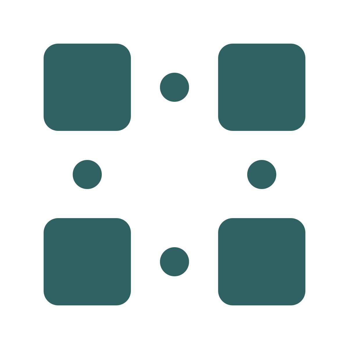 softteal style blockchain technology icon