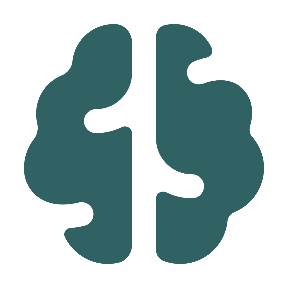 softteal style brain icon