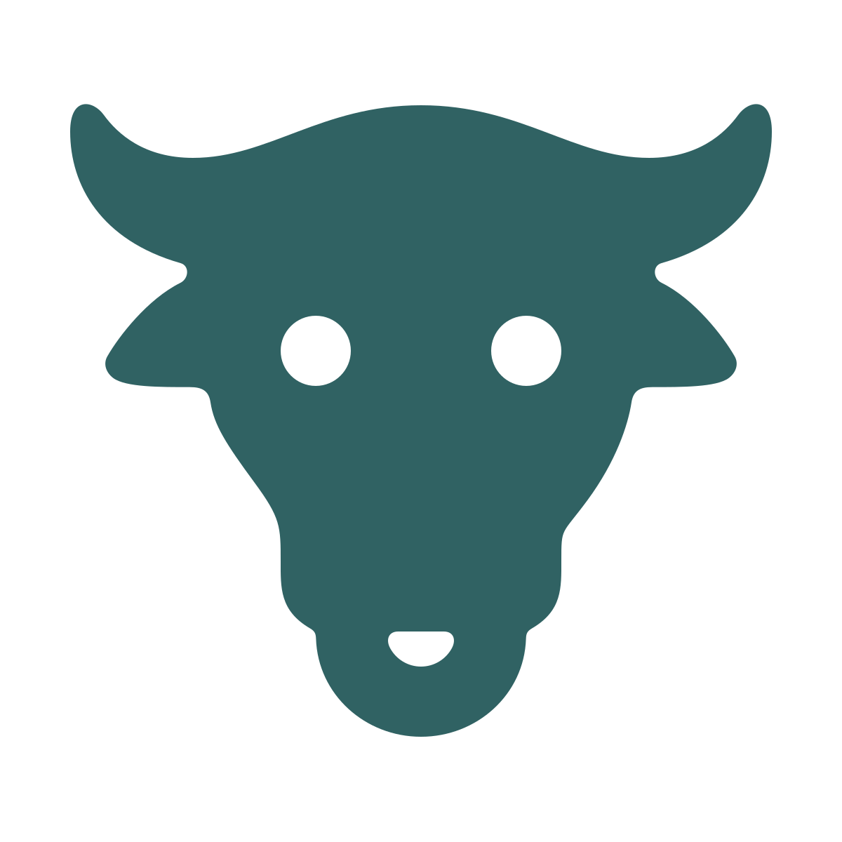softteal style bull icon
