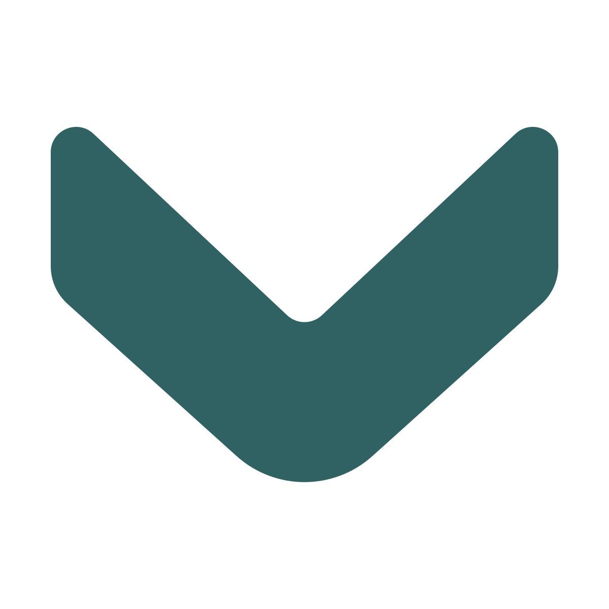 softteal style chevron down icon