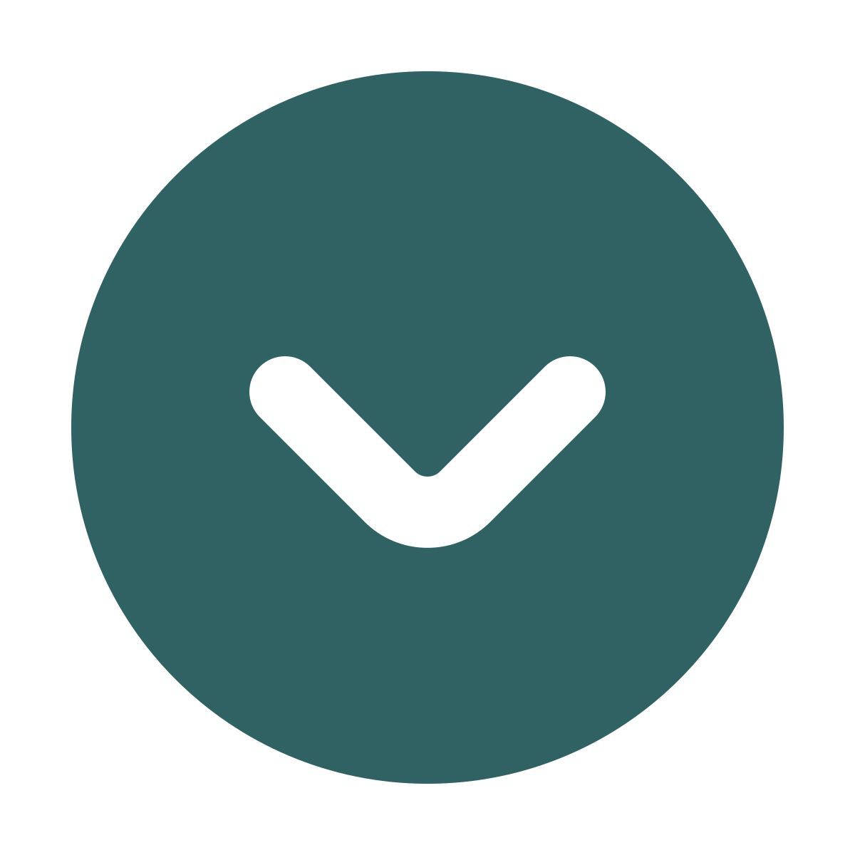 softteal style down button icon