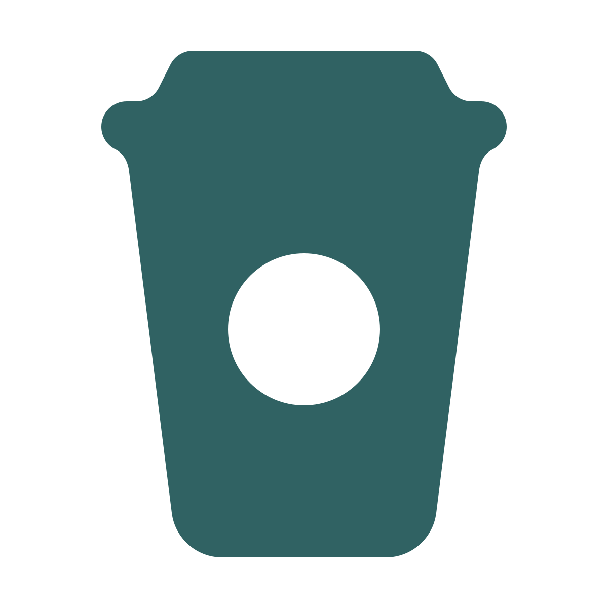 softteal style coffee to go icon