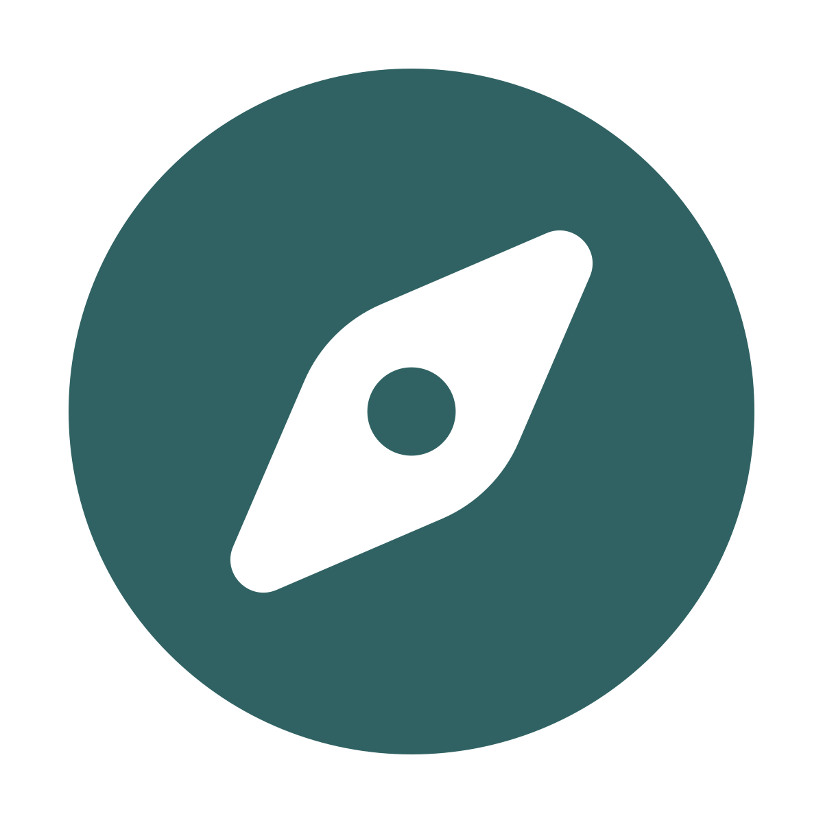 softteal style compass icon