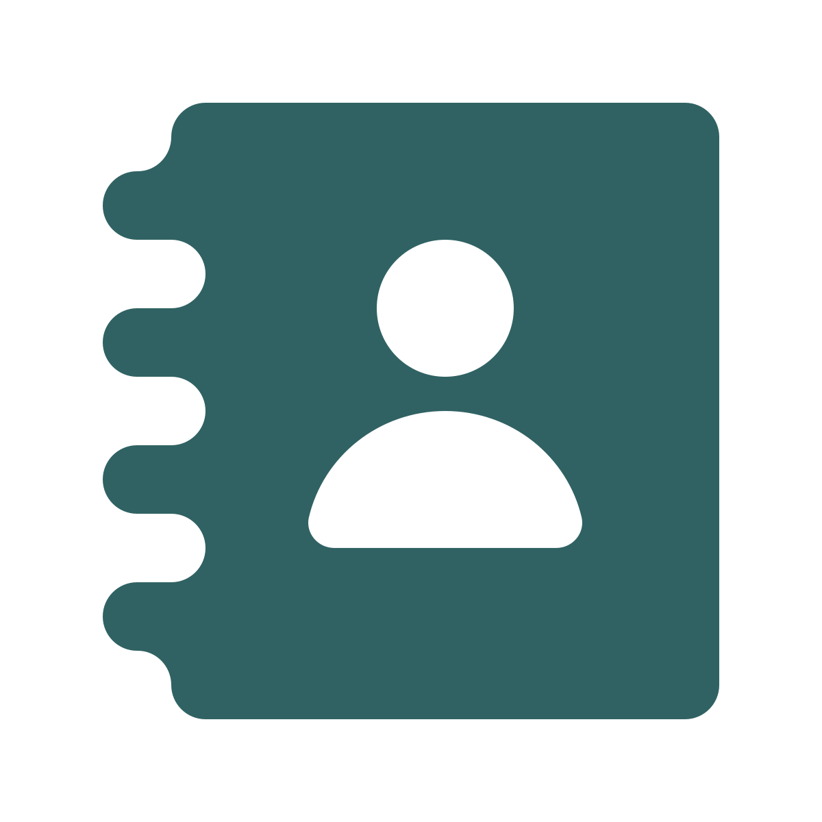 softteal style contacts icon