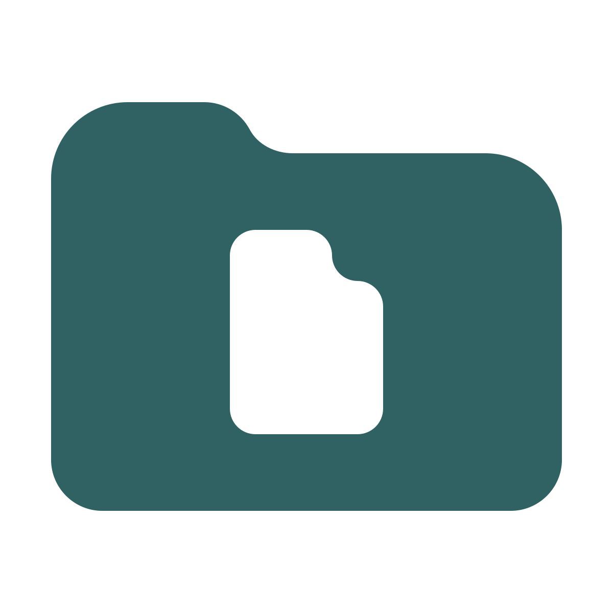 softteal style carpeta de documentos icon
