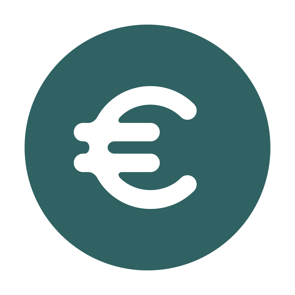softteal style euro pound exchange icon