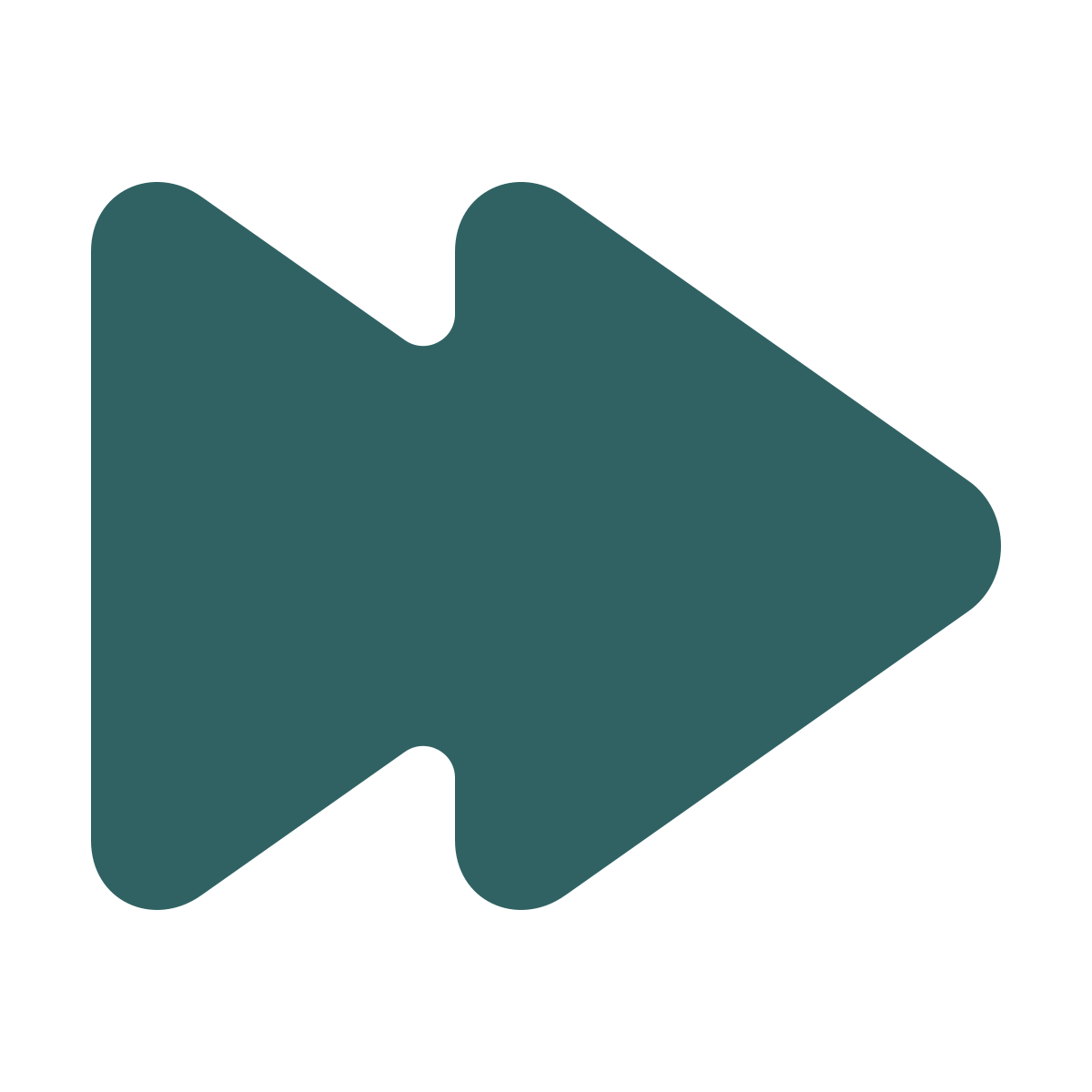 softteal style fast forward icon