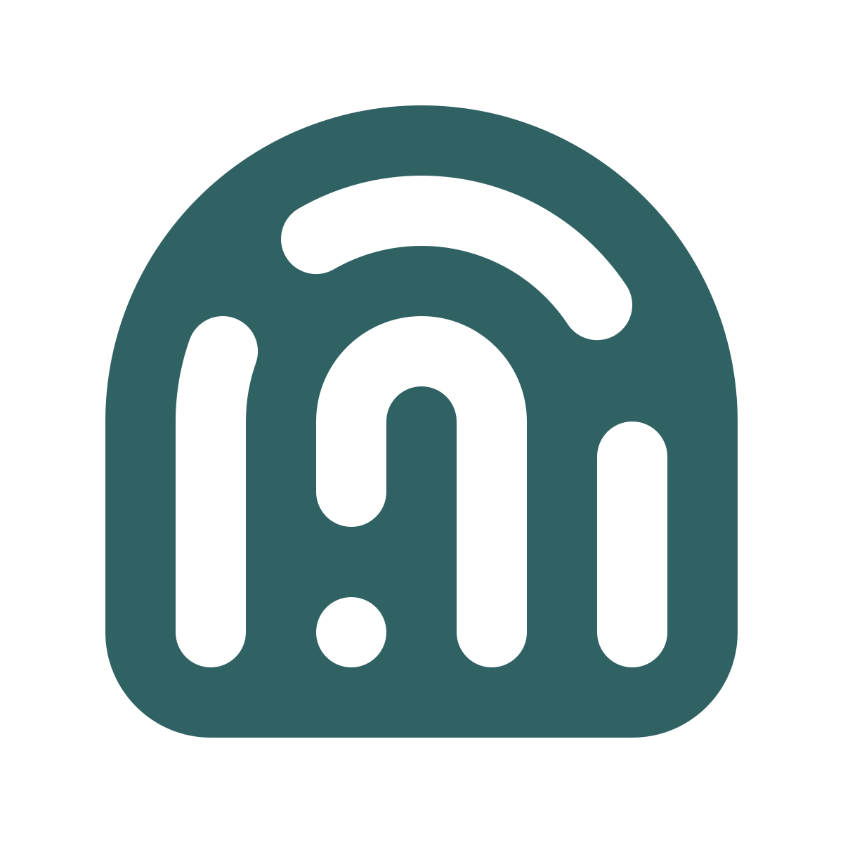 softteal style fingerprint icon