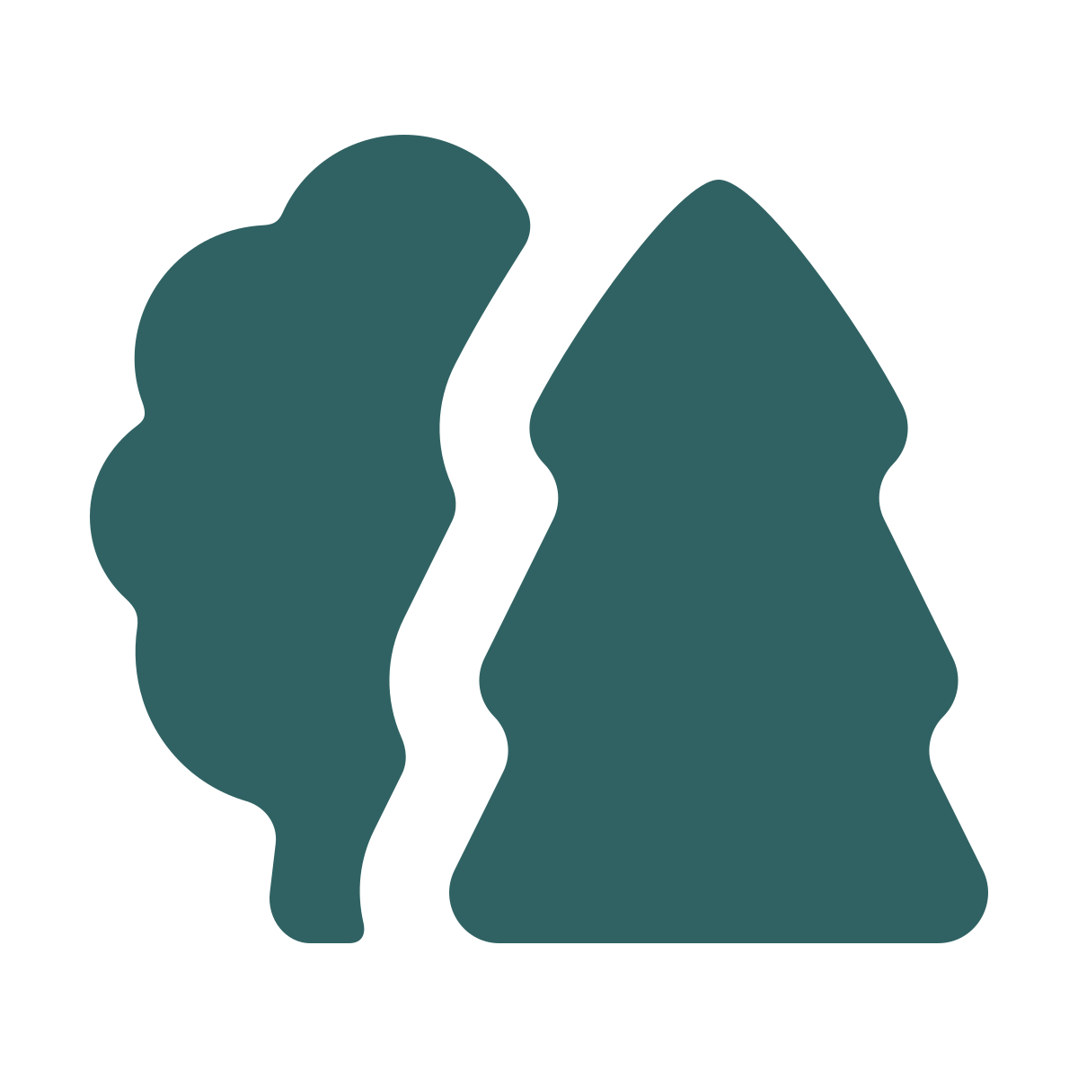 softteal style forest icon