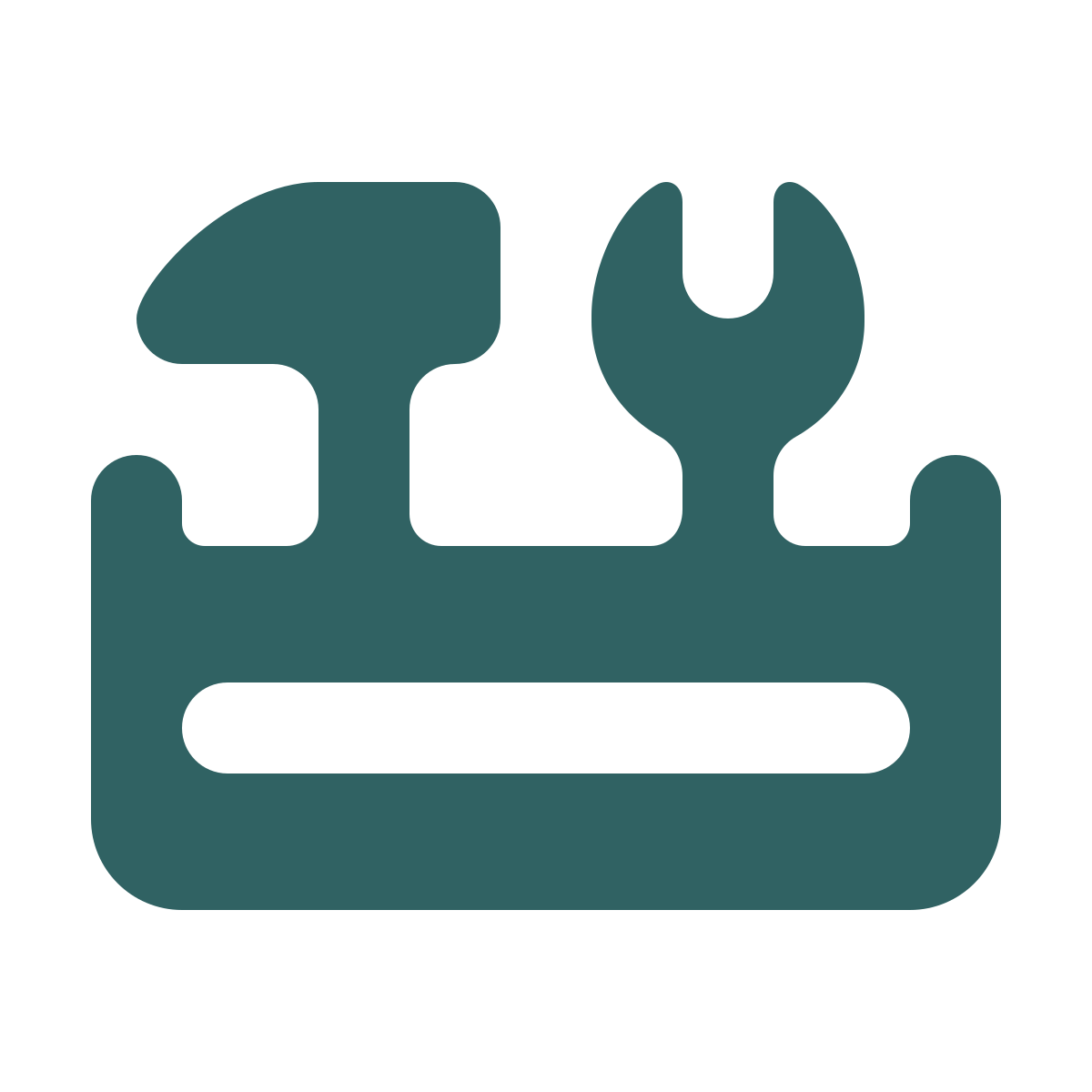 softteal style full tool storage box  icon