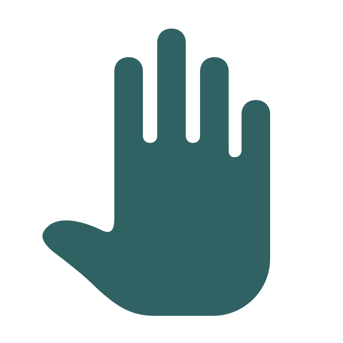 softteal style hand icon