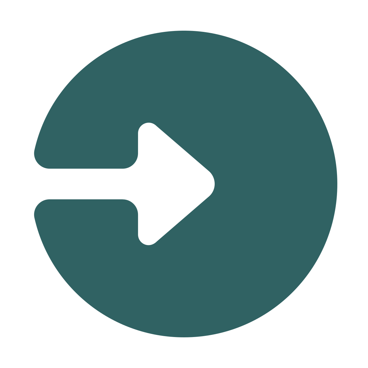 softteal style login rounded right icon