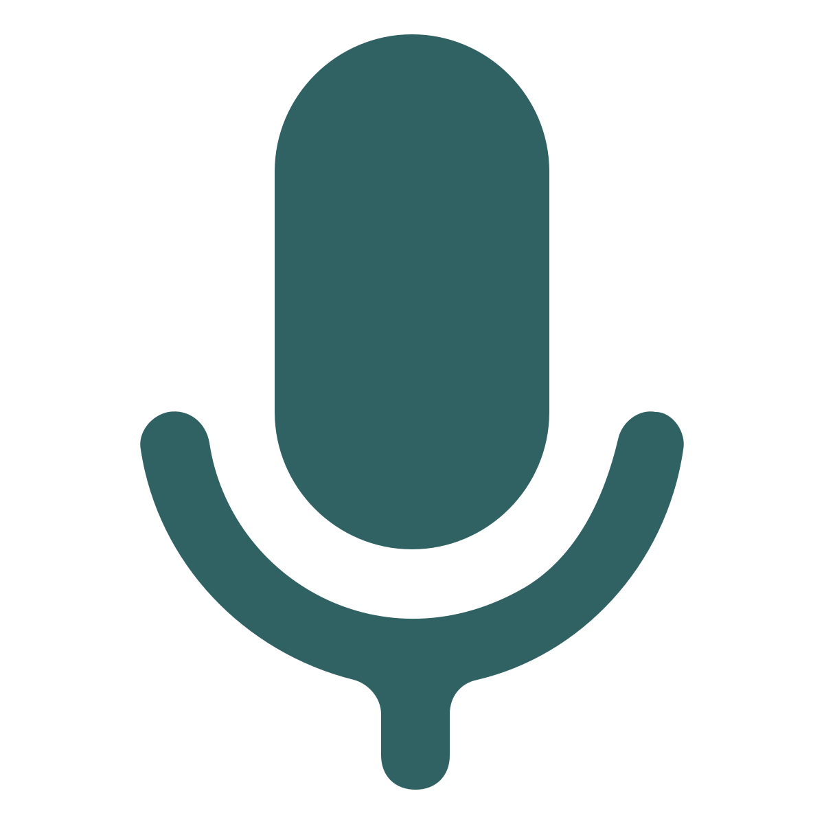 softteal style microphone icon