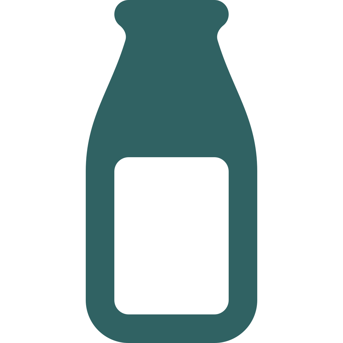 softteal style milk bottle icon
