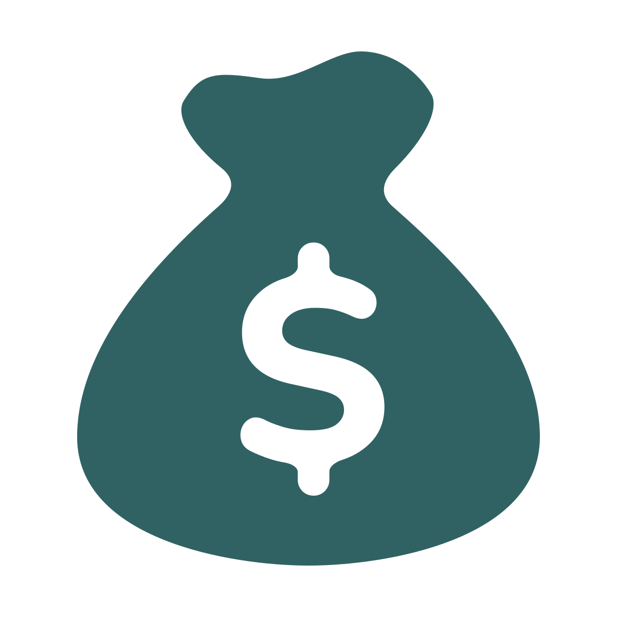 softteal style money bag icon