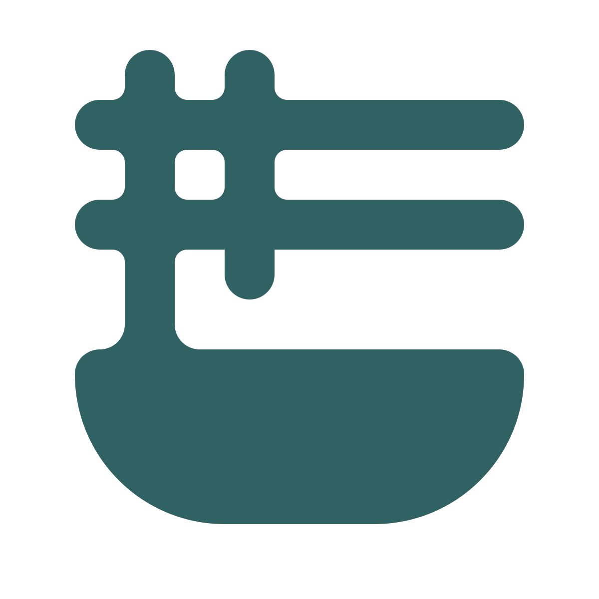 softteal style noodles icon