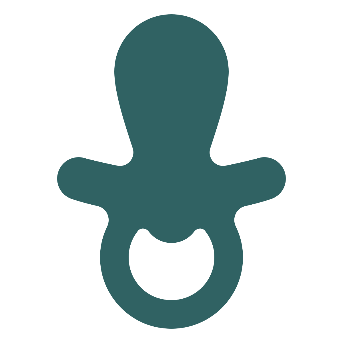 softteal style pacifier icon