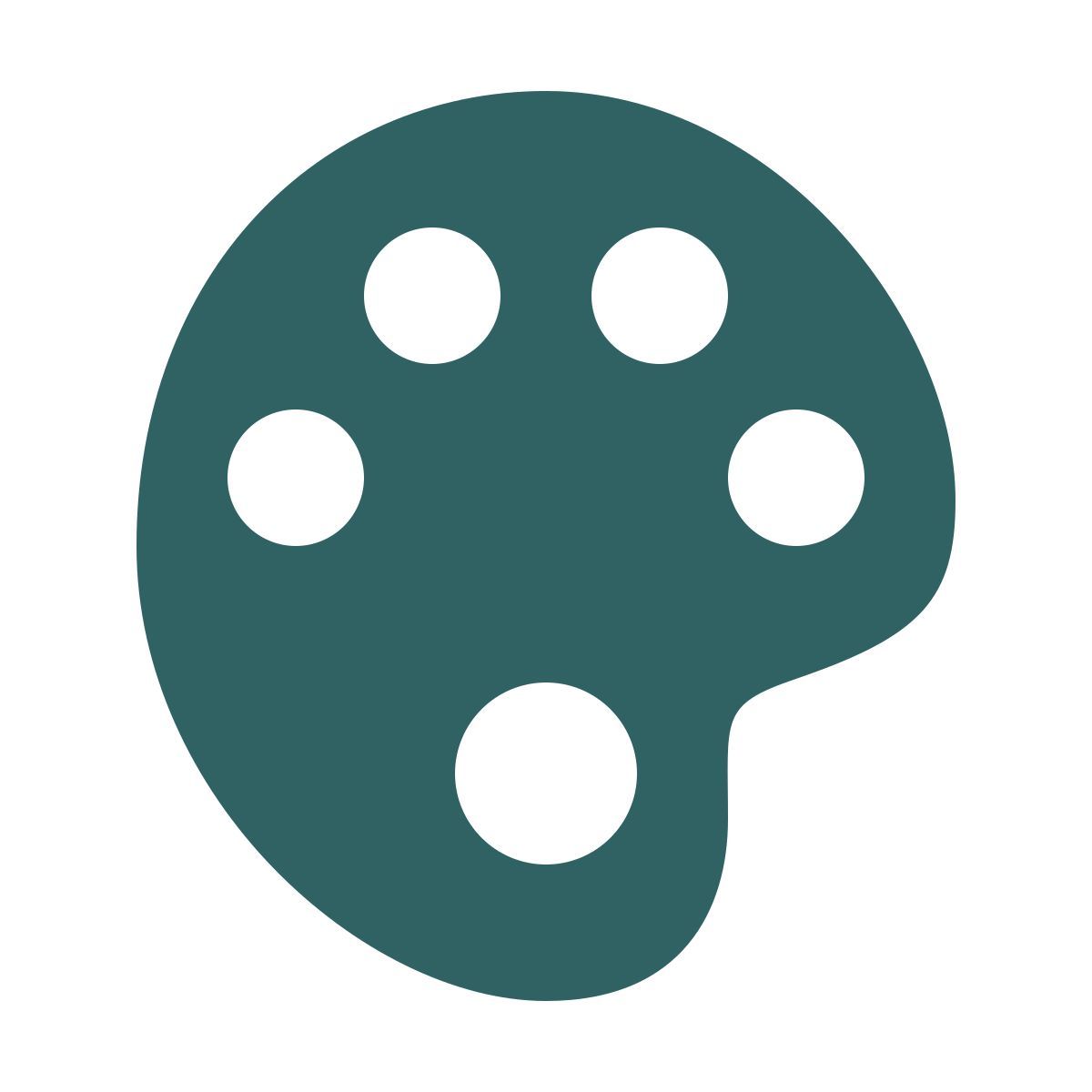 softteal style tavolozza da pittura icon